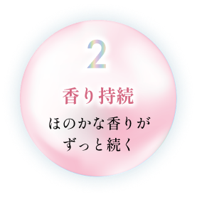 香り継続　嫌な匂いを寄せ付けない